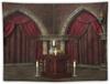 Retro Bookshelf Tapestry Vintage Library Wall Hanging Tapestries,Old Books On Shelf Classical Study Room Student Study College