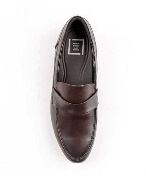 Leatherless #5041 / Flat Outsole Loafers / Dark Brown / For Men
