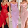 Damesnachtkleding: jurk met spaghettibandjes, transparante sexy nachtjaponnen, kanten pyjama, sexy set, lingerie