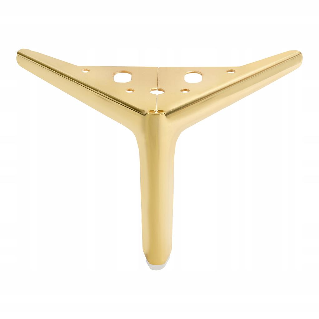 Furniture Leg Foot for Bed or Sofa, Gold Loft Style H150, Durable Sl013