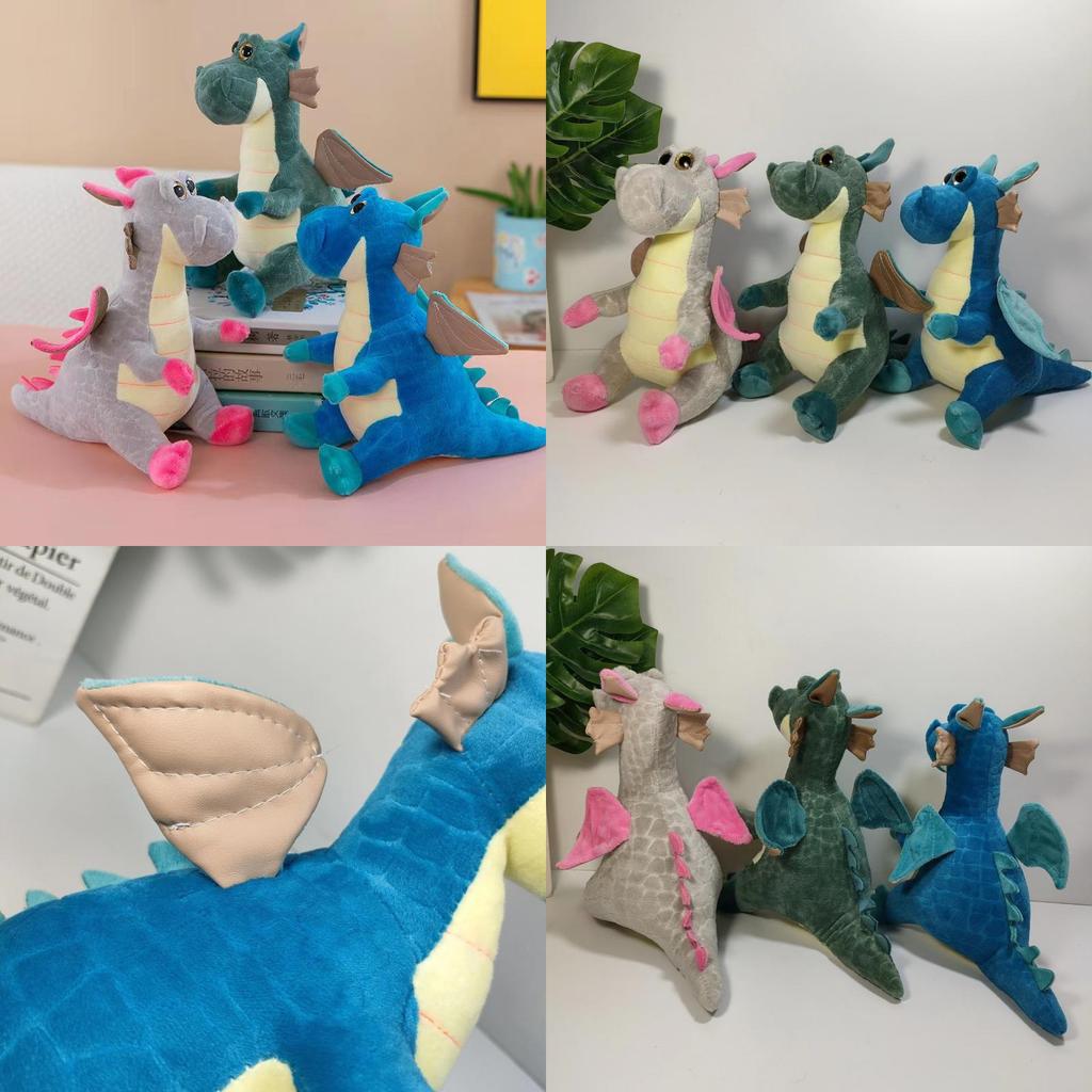 Adorable Plush Dinosaur Toy Soft Little Dragon Stuffed Animal For Kids Gift