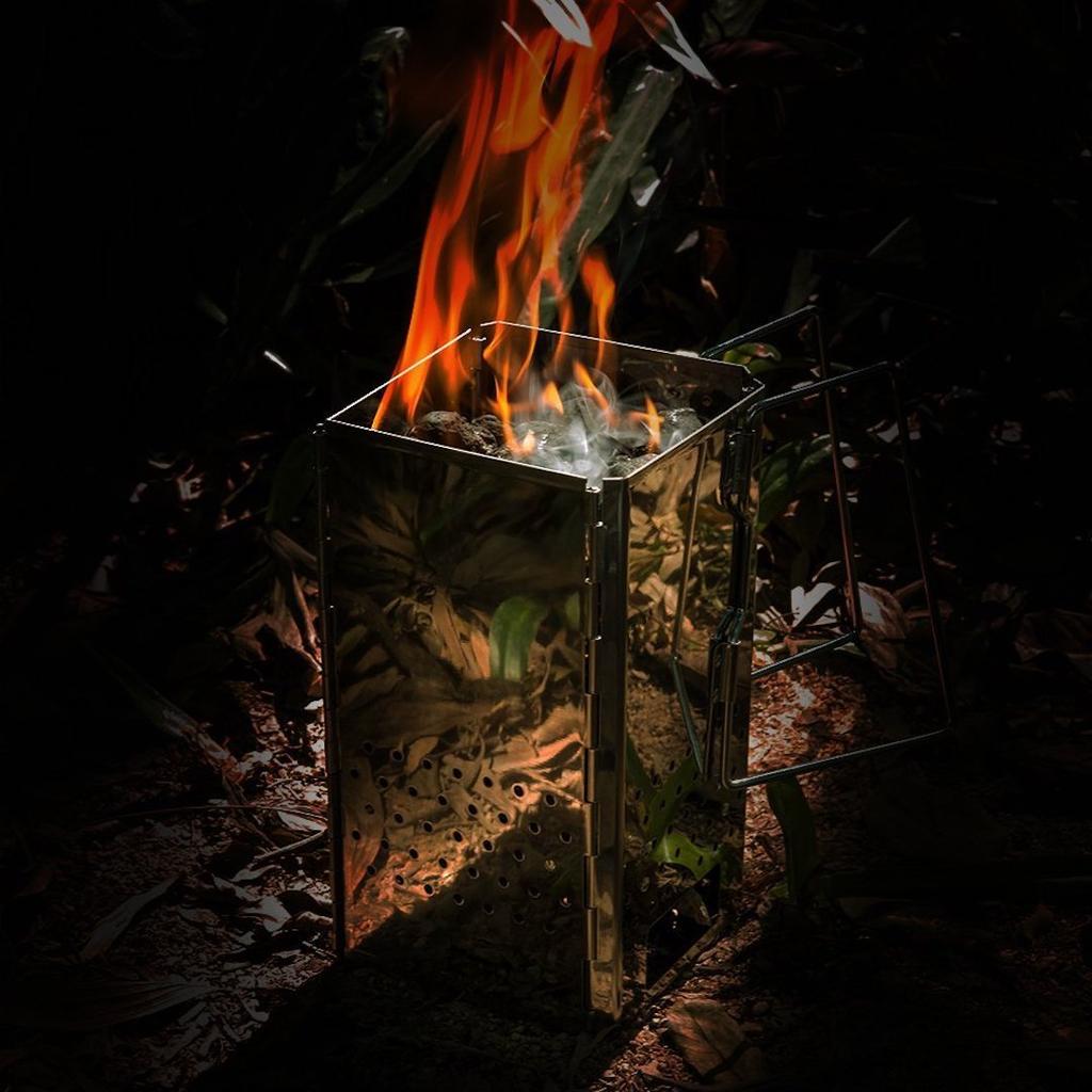 CAMPING MOON MT-18 Folding Charcoal Fire Starter