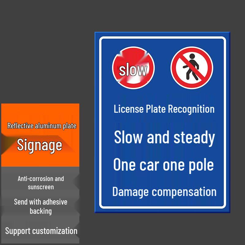 Reflective Aluminum Traffic Control Sign 30X40cm