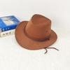 Unisex Western Cowboy Sun Hat - Summer Outdoor Fedora for Men & Women