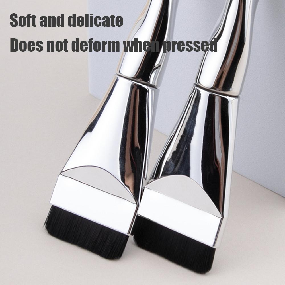 1/3/5PCS Flat-head Foundation Brush Ultra-thin Brush Head One-line Foundation Brush Perfect for Face Contouring