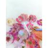 1 Box Of 45 Retro Fresh Floral Decoration PET Stickers For Journaling And Collage Back To School