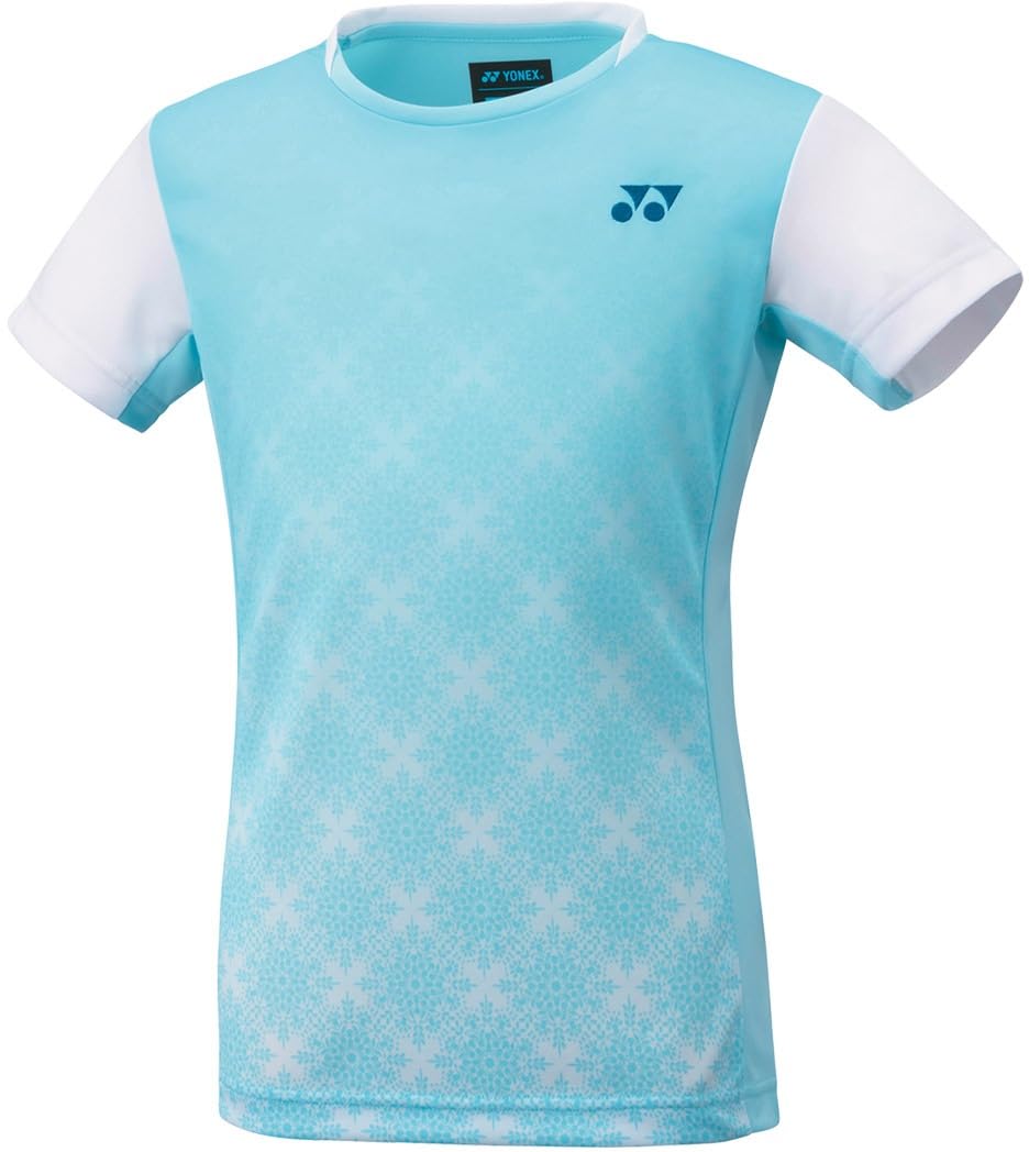 

Short Sleeve Shirt Game Shirt Girls Aqua Blue J130 [Yonex] (111)