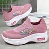 Women's Shoes Thick-soled Height-increasing Shoes Middle-aged and Elderly Shoes Breathable Casual Shoes Single Shoes
