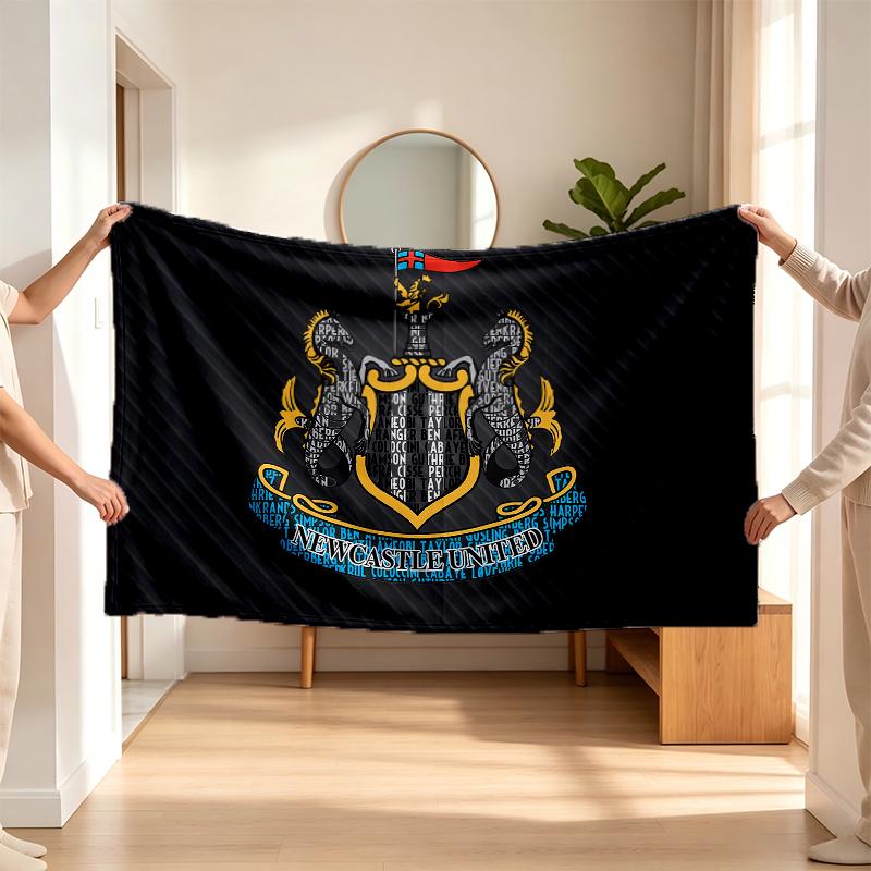 Newcastle United FC (1) Flaneldecke ein weicher Akzent für Schlafzimmer und Wohnzimmer und ein gemütliches Zuhause-Geschenk