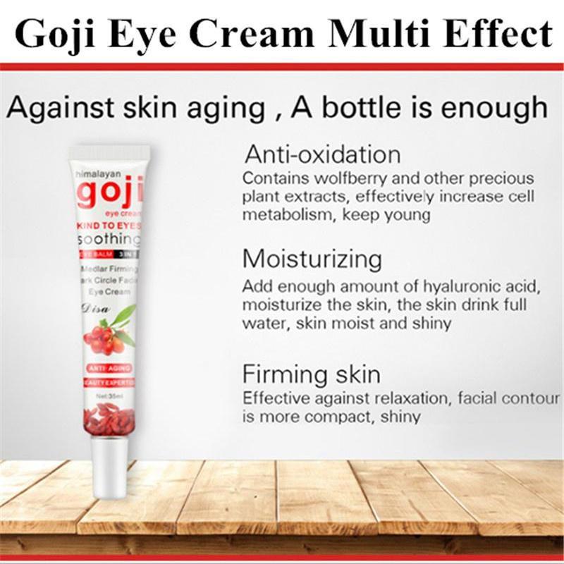 1PC Original Goji Facial Eye Cream Remove Dark Circles Under Eye Firming Tender Moisturizer Eye Care
