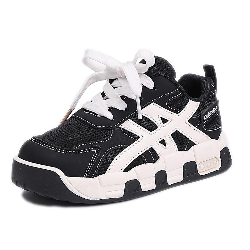 

Кеды для девочек 2026 года, повседневные, из парусины, спортивные - Низкие, на шнуровке, модные беговые кроссовки для школьников 16.3cm чёрный