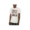 Nike Cartoon Buchstaben Print Rundhals Kurzarm T-Shirt Herren Tops Elfenbein FD1336-110