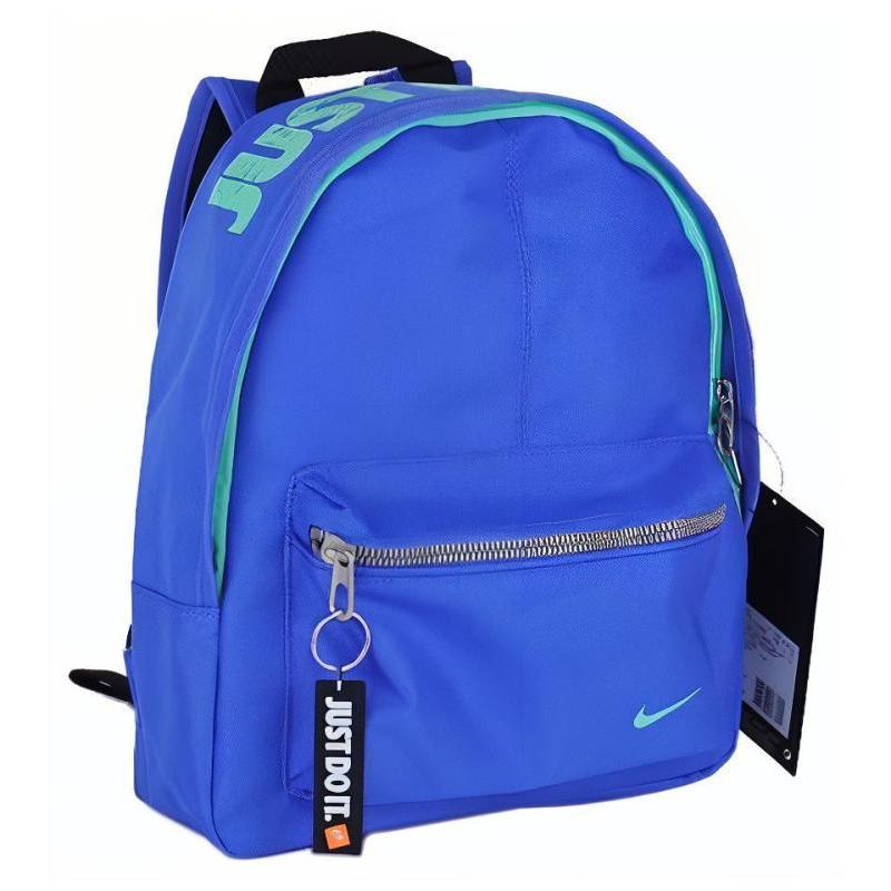 Nike Polyester Backpack Regular Unisex Blue Casual