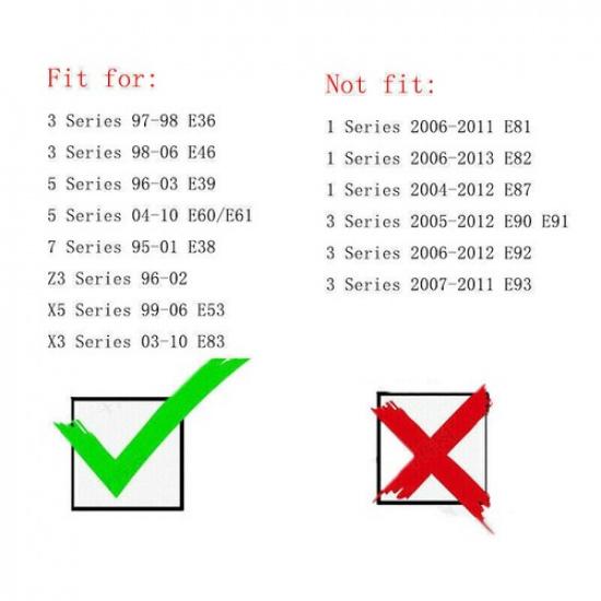 Leather Silver Automatic Gear Shift Knob Fits BMW E60 E46 E39 E36 3 5 7 Series