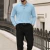 Men's Slim Fit Corduroy Pullover Sweater Knit Top for Casual Daily Wear