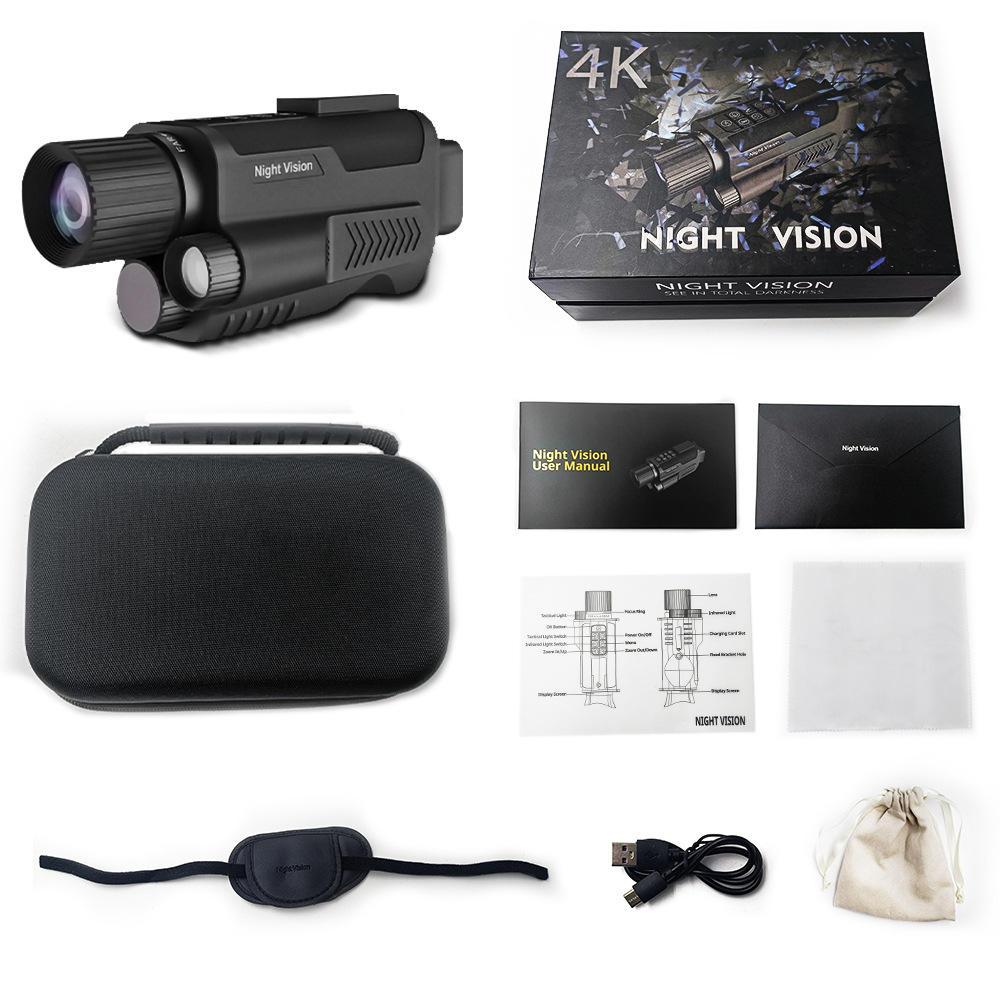

Z9001 Night Vision Binoculars 4K Night Vision Goggles 1.54 inches 5X Optical Zoom 8X Digital Zoom Rechargeable Battery Z90001