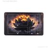 Dark Fire Lotus Magic The Gathering Playmat Battlefield Zone Card Game Table Mat Stitched Edge Play Pad