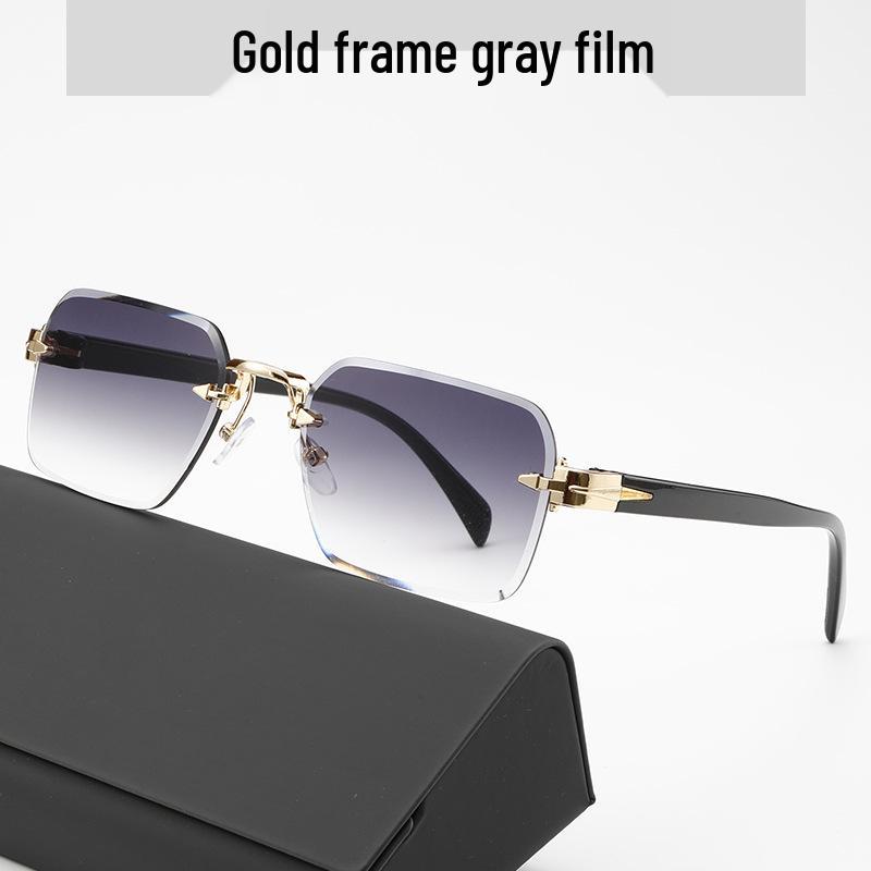 Trendy Frameless Fashion Sunglasses for Men & Women - European & American Style