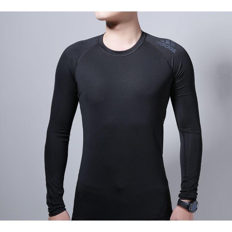 Adidas Alphaskin Sport Long Sleeve Training Compression Top Men Tops Black CF7267