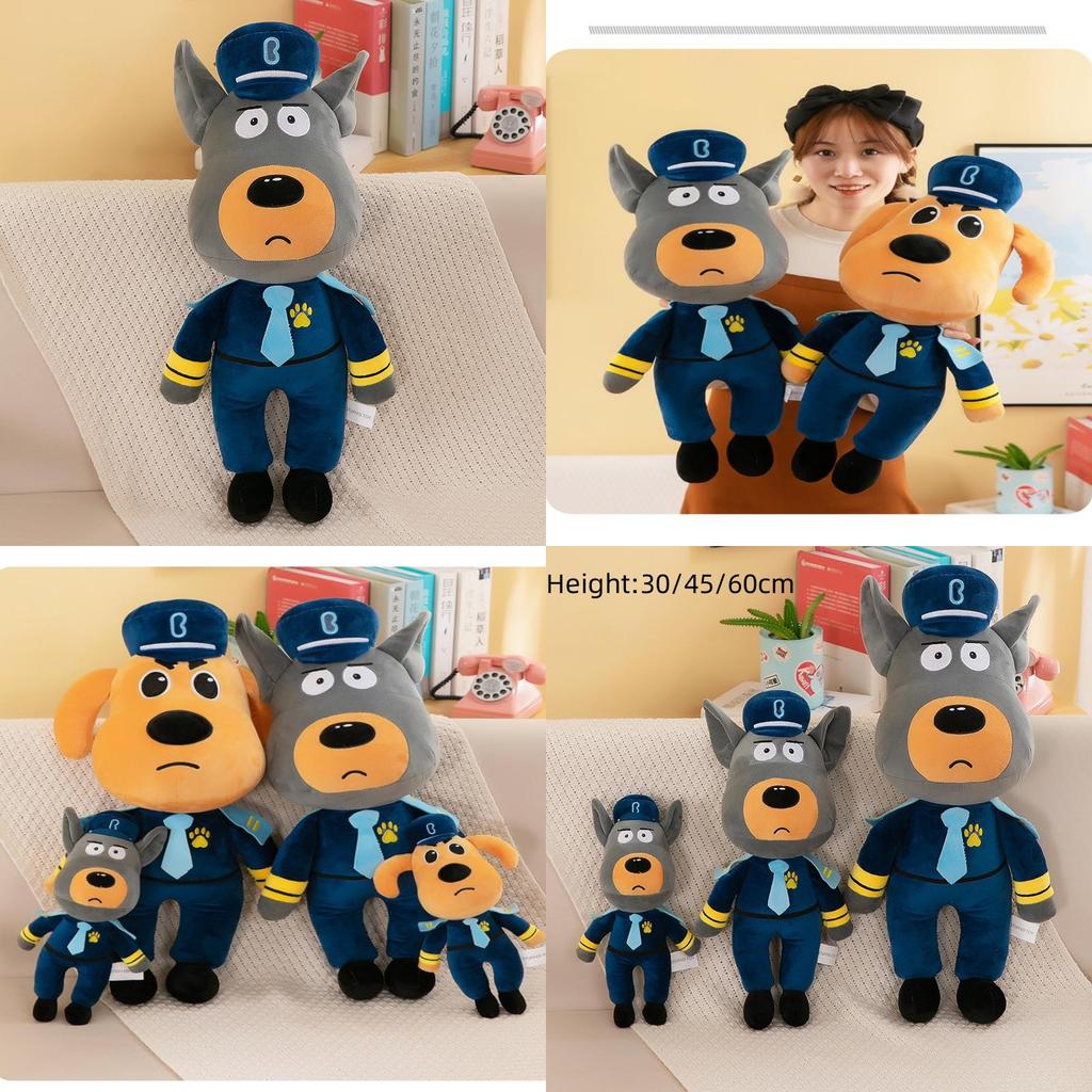 Sheriff Labrador Plush Toy Soft And Cuddly Stuffed Animal Yellow/grey 30cm 45cm 60cm