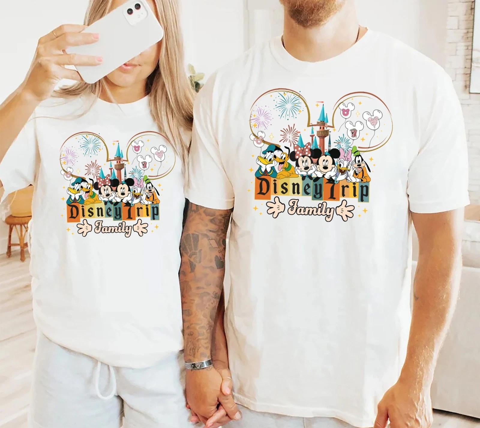 Disney Vacation 2026 Watercolor princess 2026 Shirts, Vintage Disney Trip 4XL
