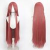 Parrucca Cosplay Lunga Dritta 100CM Multicolore Rosa Biondo Nero Parrucca Costume Anime Parrucca Cos Sintetica Universale Parrucca per Uso Quotidiano Feste