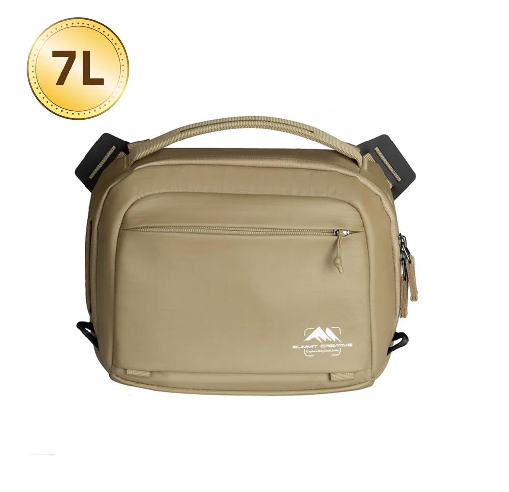 Summit Creative SUM-SHLDR-7L-CP [Instant Attachment & High-Performance Storage] Shoulder Bag  7L YKK Waterproof Zipper, HPS-EVA Protective Structure,