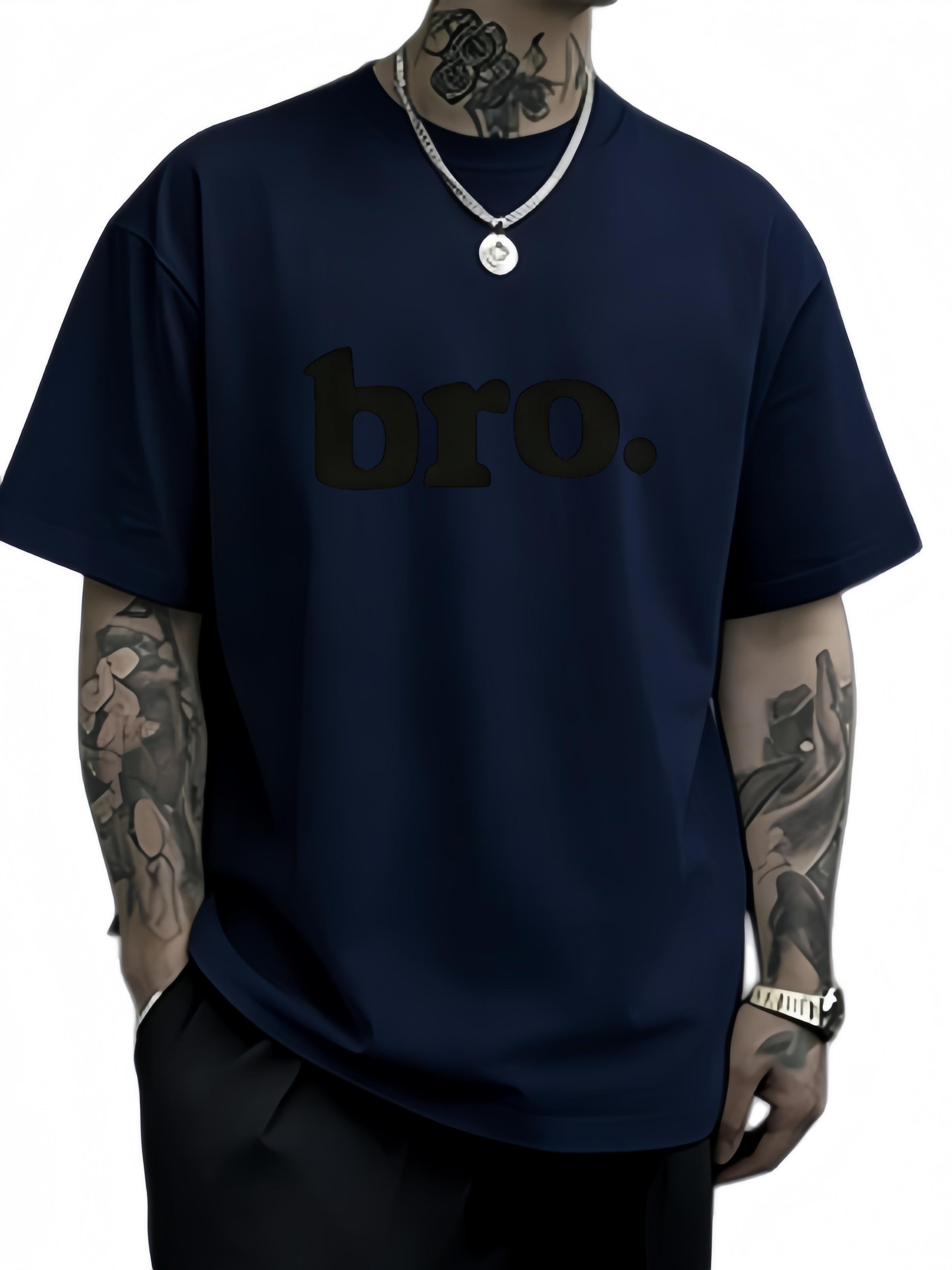 

Mens fashionable roundneck Tshirt highquality shortsleeved casual streetwear for summer daily wear 4XL