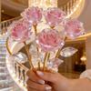 Artificial Pink Preserved Roses Timeless Home Decor Gift for Holidays & Every Day