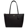 Zip Top Tote 30 Simple Tote Bag Women Tote Bags Black 4454-IMBLK