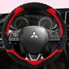 Winter Plush Car Steering Wheel Cover For Mitsubishi Outlander Mirage ASX 2012- Eclipse Cross 2017- L200 2015-2017