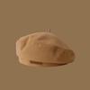 Winter and Autumn Fashion Solid Color Keep Warm Bailey Hat Women Retro Leisure Versatile Octagonal Hat Painter Artist Hats