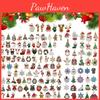 Festive Diy Christmas Ornament Charms In Alloy Material For Decoration And Gifts