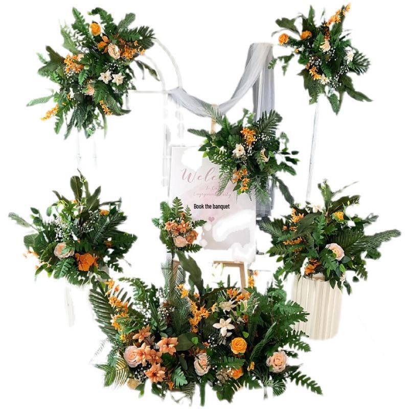 Artificial Wedding Venue Floral Decor for Aisle, Stage, and Reception