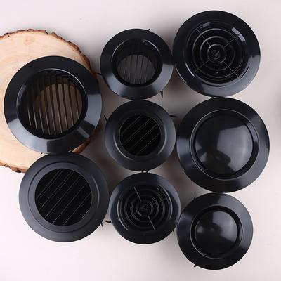 1PC 4 Shapes Availables 75/100/125mm Round Ducting Ventilation Cover Air Vent Extract Valve Grille Air Circulation Vents Cover
