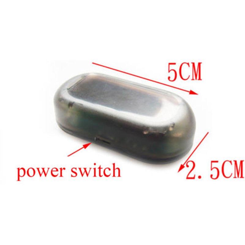 Hochwertige Solare Autoalarmanlage LED-Licht Sicherheitssystem mit blinkender roter Funktion