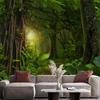 3d Green Forest Nature Wallpaper Forest Scenery Wall Murals Living Room Bedroom Removable Tree Wall Paper