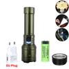 3000LM Led Flashlight Outdoor Zoom Rechargeable Waterproof Flashlights Strong Light Focused Light Source Can Light a Flame