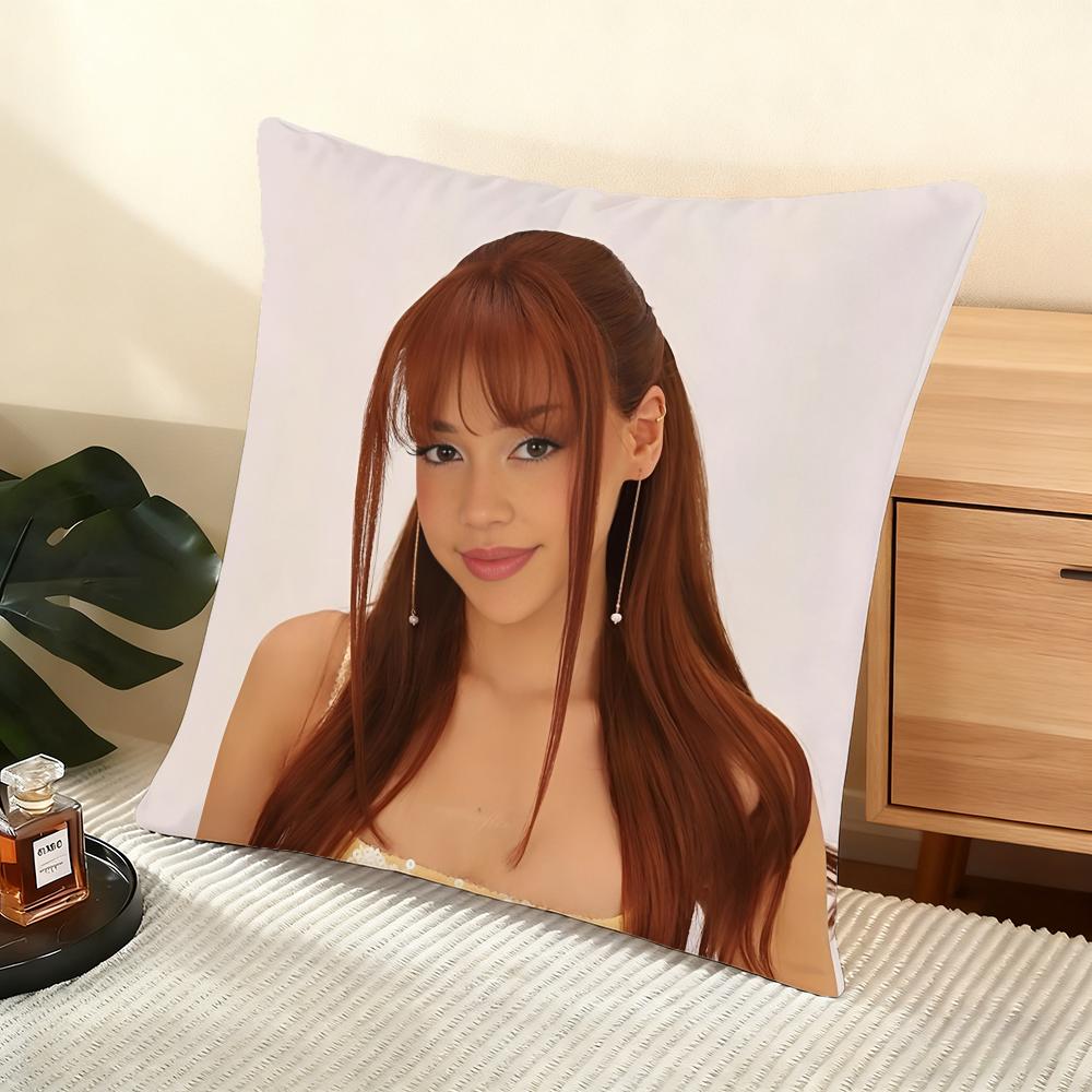 A-Ayliva German Singer Cushion Cover Soft Short Plush Pillow Cover Smooth Cozy Texture Aesthetic Cushion Case Home Decor