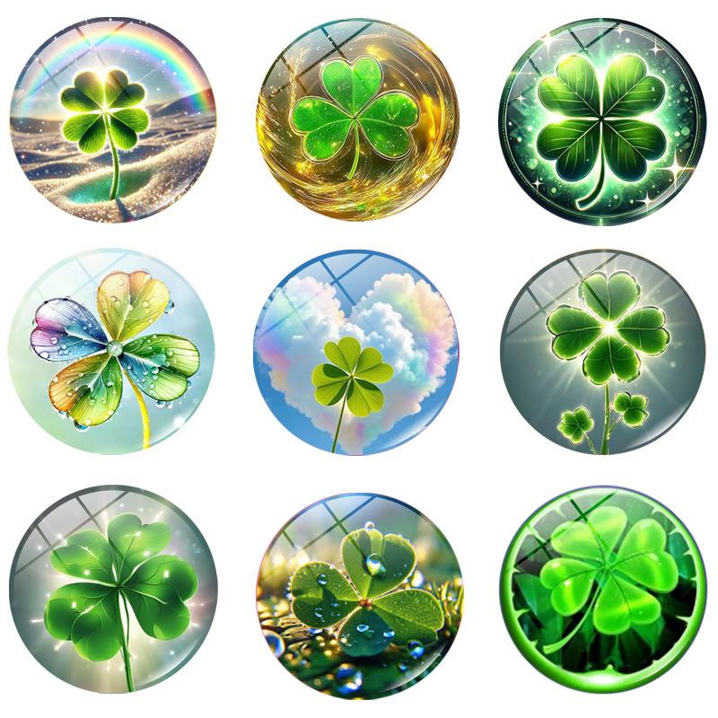 Colorful Lucky Four Leaf Clover Fridge Magnets, Time Gem Soft Magnetic Whiteboard Wholesale