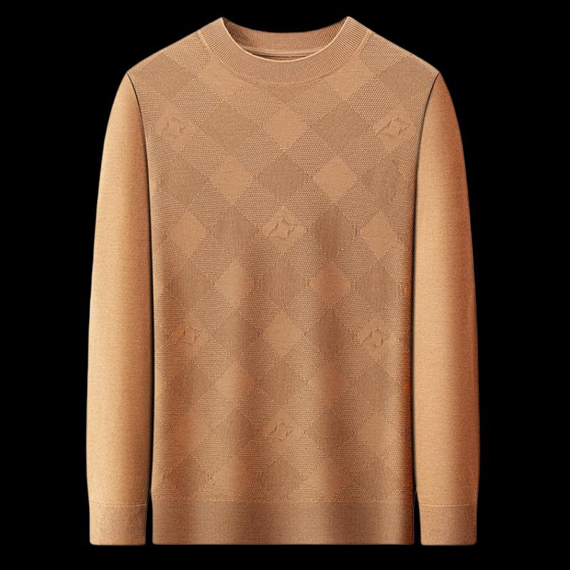 Pierre Cardin Men's Premium Wool Crew Neck Pullover Sweater