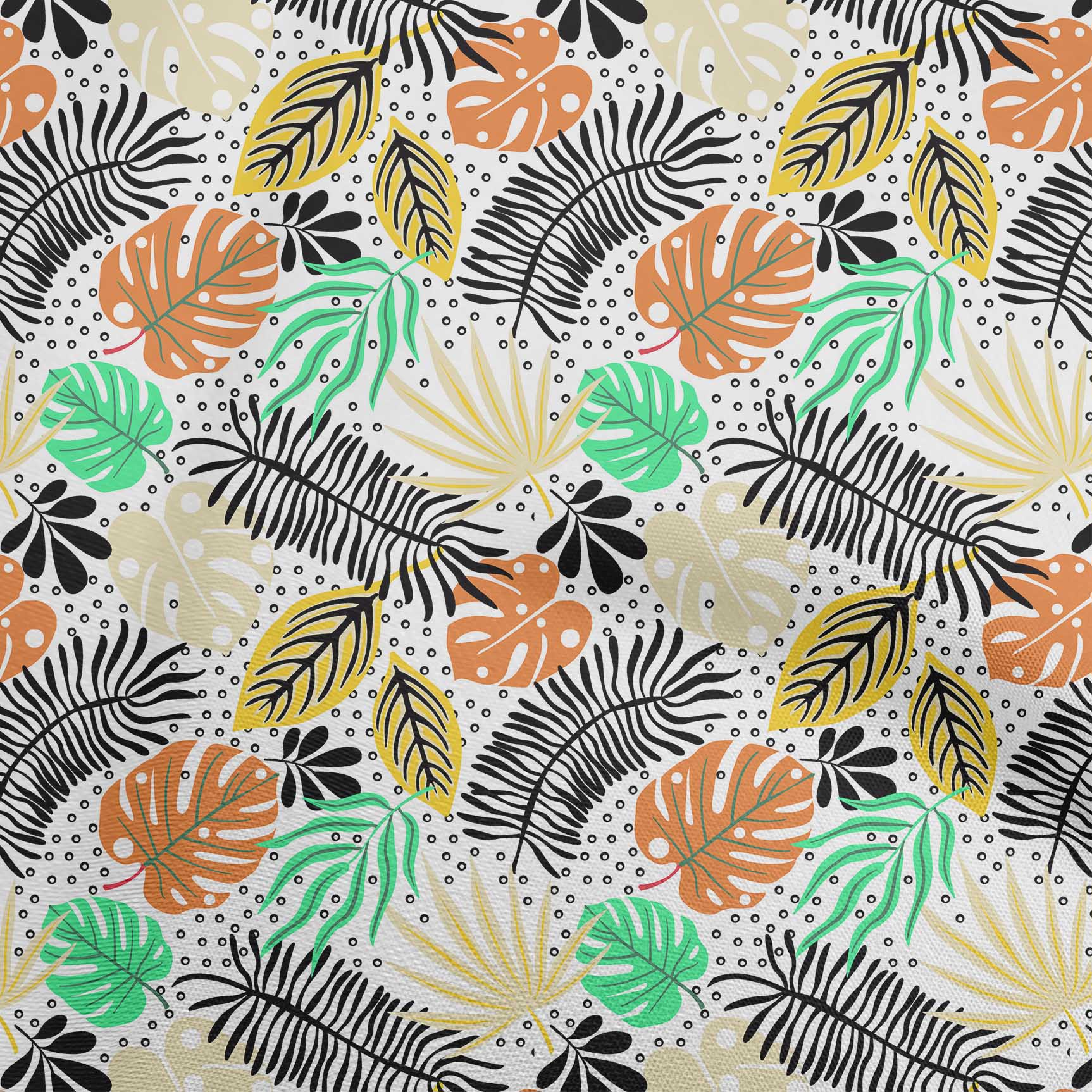 

Тканина OneOone Cotton Flex Blue Тканина з тропічним абстрактним листям Ремісничі проекти Декоративна тканина з принтом у дворі 40 дюймів 42 Inch Wide - Viscose Chiffon жовтий