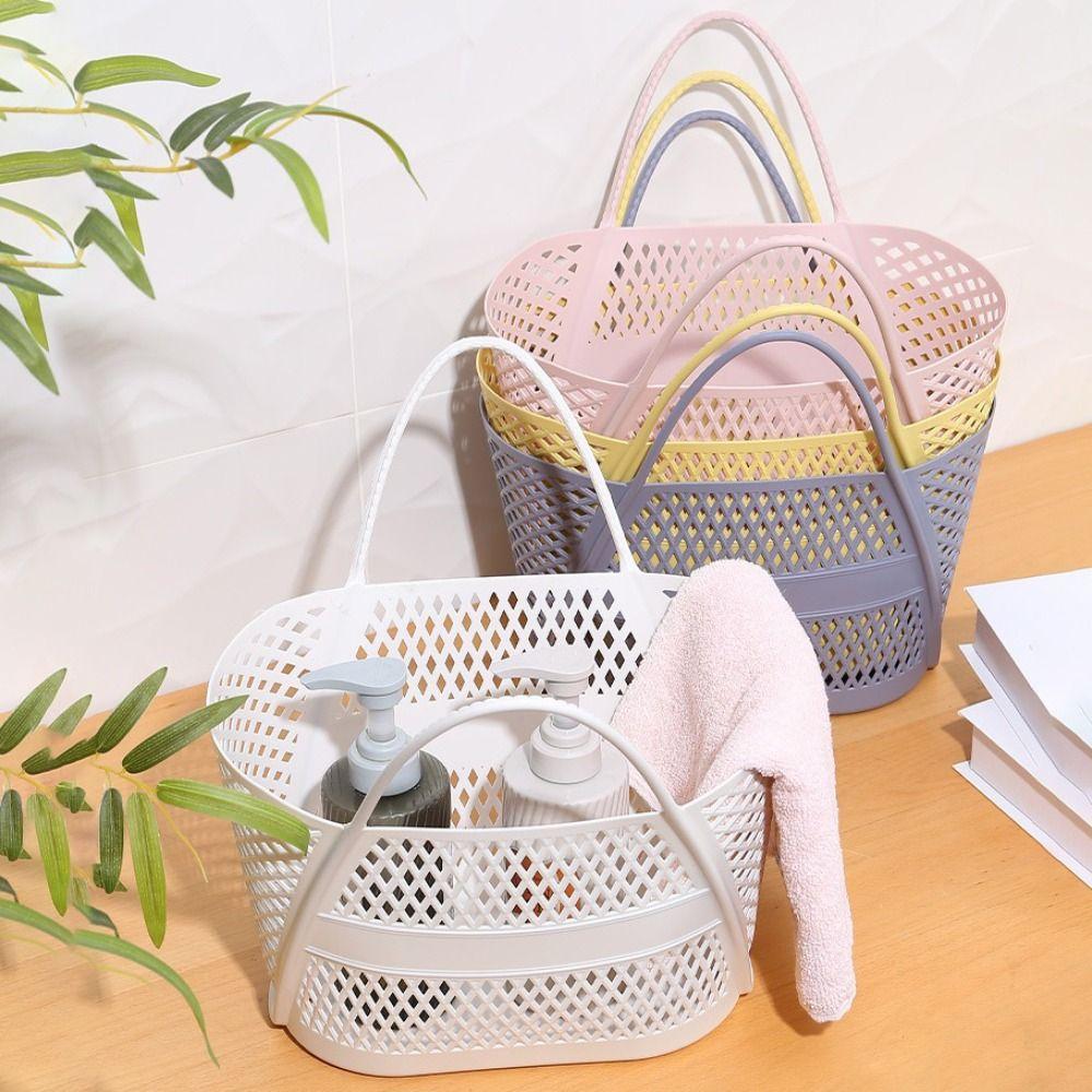 PP Καλάθι Μπάνιου Μεγάλης Χωρητικότητας Καλάθι Αποθήκευσης Κολύμβησης Μοντέρνο Καλάθι Αποθήκευσης Μπάνιου Παραλία