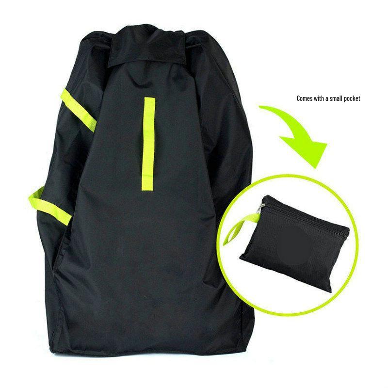 

Универсальная сумка для хранения и путешествий для детской коляски - Многофункциональный чехол от пыли и для регистрации чёрный