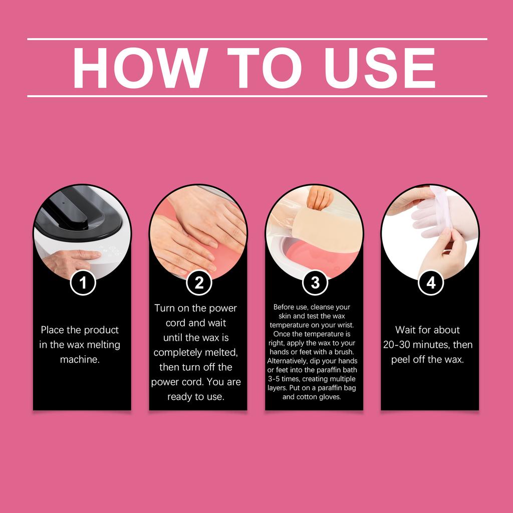 Peach Paraffin, Paraffin Bath Machine Filling, Dry Skin, Hydrating And Nourishing Skin Care Wax