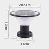 Thrisdar Villa Waterproof Solar Column Head Light Outdoor Lawn Lamps Courtyard Garden Landscape Fence Gate Solar Post Lamp