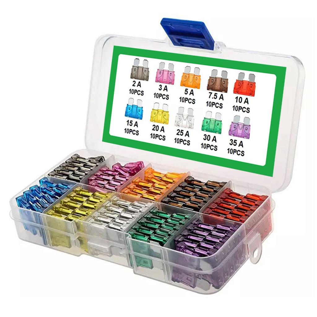3A To 35A Options Automobile Fuse Kit Car Fuse Assortment