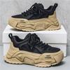 Fashion Autumn Men's Casual Sports Shoes 2025 Comfortable Non Slip Internal Height Outdoor Sneakers Fashion Platform Zapatos Para Hombre