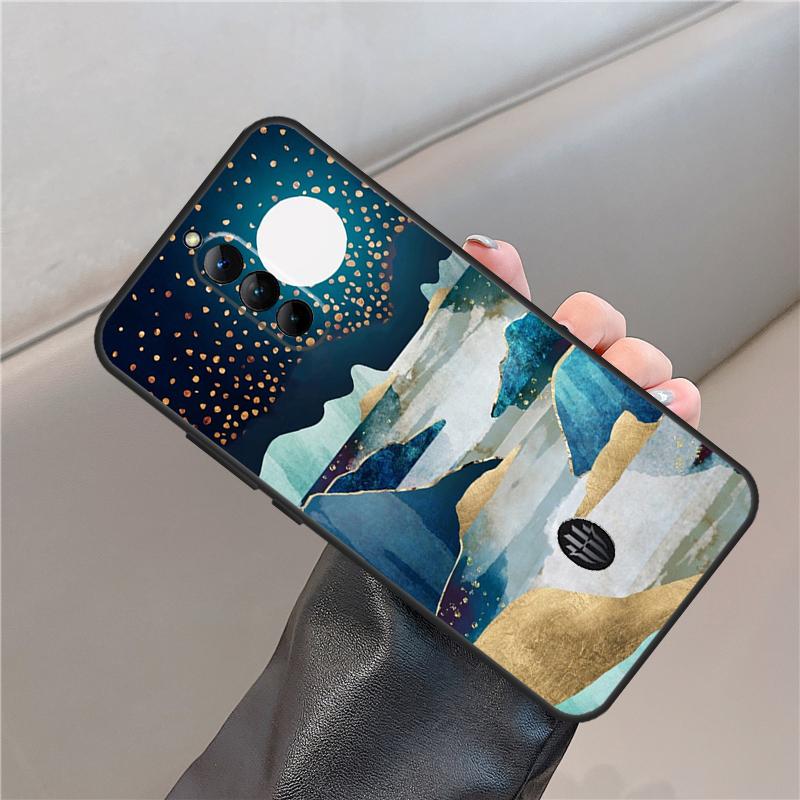 Mondglanz Wald Ozean Sterne Hülle Für ZTE Nubia Red Magic 11 10 9 8 8S 9S 10S Pro Plus 6S 7S 6 7 Für RedMagic 10 Air Cover