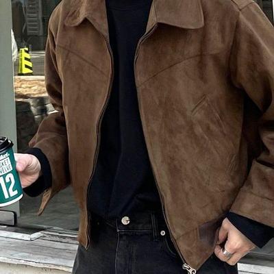 Jachetă retro japonezo-americană pentru bărbați, croială lejeră - Stil casual de primăvară/toamnă